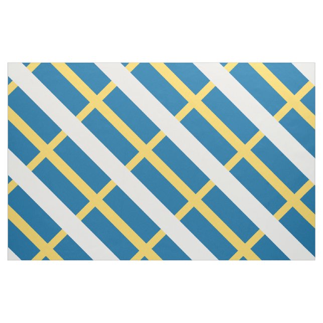 Tissu Drapeau Suède (Yard)