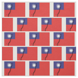 Tissu Drapeau TAIWAN Carte ROC Plan