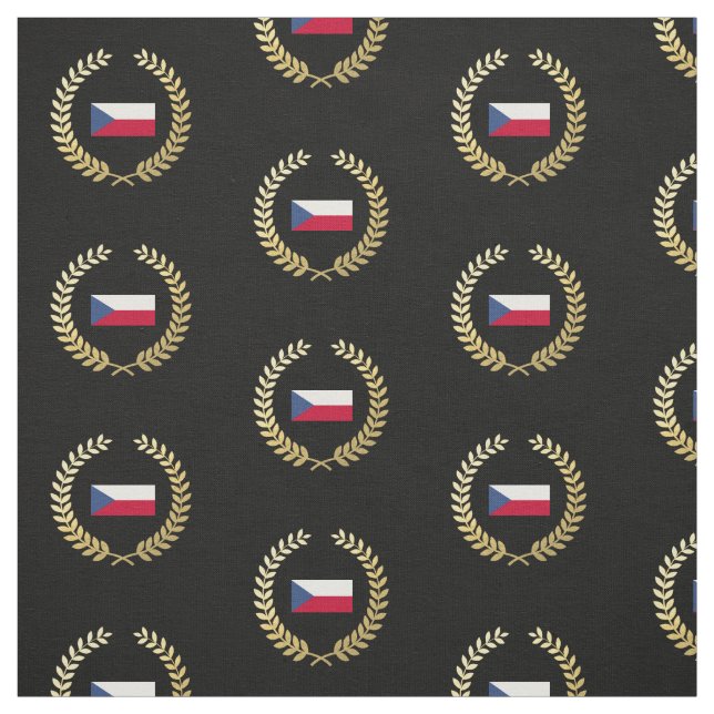 Tissu Drapeau tchèque (Échantillon)