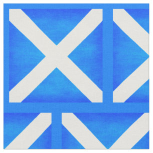 Tissu Drapeau vintage de l'Ecosse - le Saltire