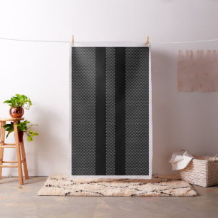 Tissu Drapeaux de course sur bandes noires en fibre de c