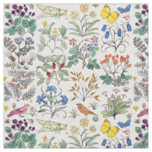 Tissu du jardin de l'apothicaire de Voysey