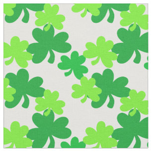 Tissu du jour de St Patrick vert clair de