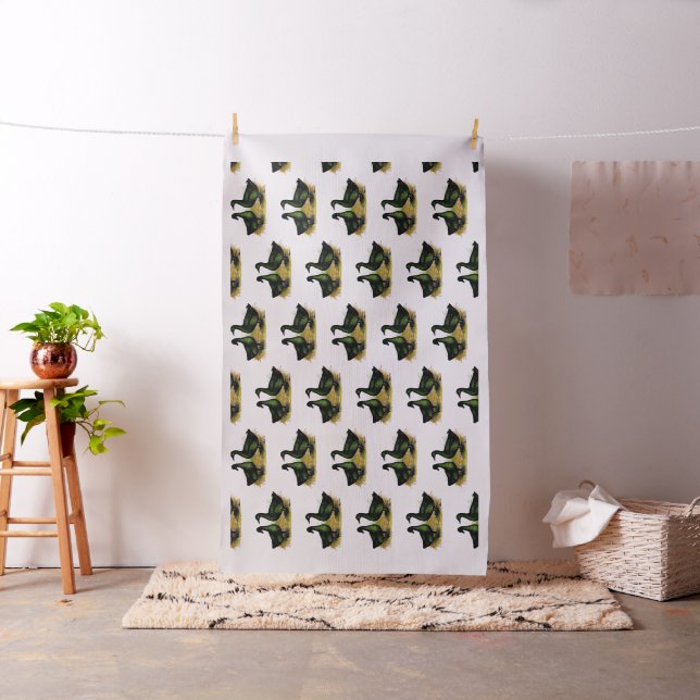 Tissu Ducks : Cayuga Pair (In Situ)