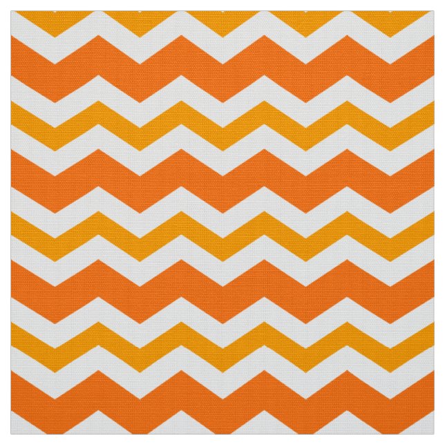 Tissu d'Upholstery Zig Orange par le triage (Échantillon)