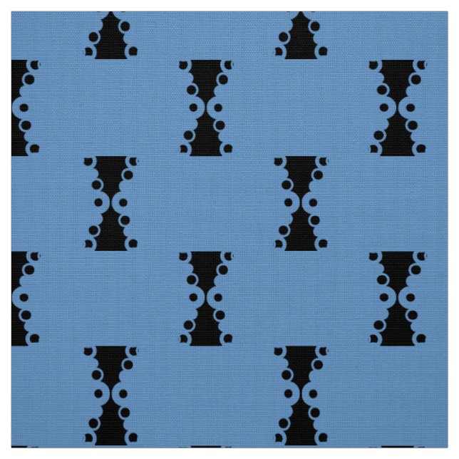 Tissu écervelé bleu (Échantillon)