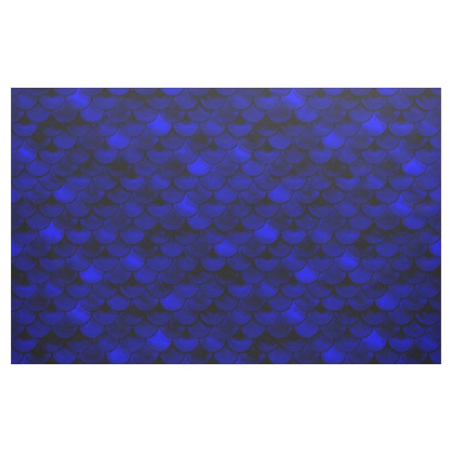 Tissu Échelles bleu-foncé de sirène de Falln (Fat Quarter)
