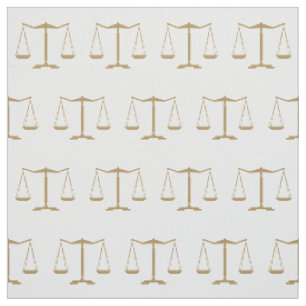 Tissu Échelles d'or de la justice Avocat