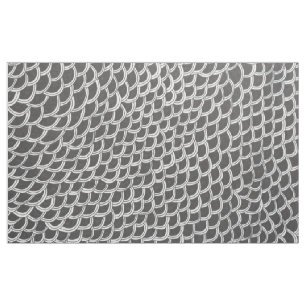 Tissu Echelles noires et blanches