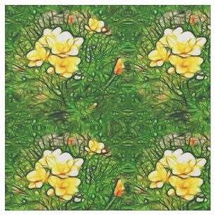 Tissu Éclat de freesia