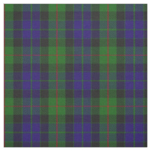 Tissu écossais de plaid de tartan de Gunn de clan