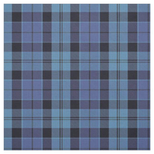 Tissu Écossais plaid bleu et noir de Strathclyde de (Échantillon)
