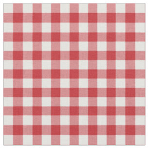 Tissu Ecosse classique tartan motif rouge et blanc Noël