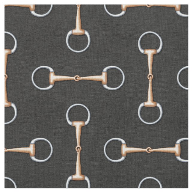 Tissu Eggbutt Snaffle Bit Equestrian (petite échelle) (Fermer)