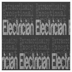Tissu Electricien Extraordinaire