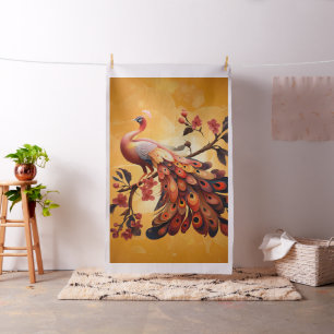 Tissu Élégance des plumes