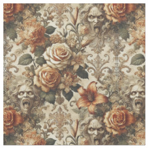 Tissu Élégance Grotesque - Carrelage classique victorien