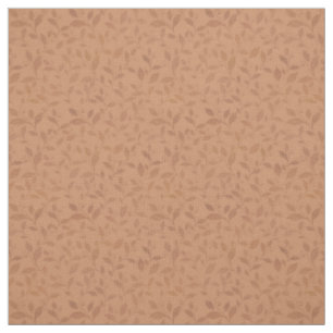 Tissu Élégant Brown Abstrait Feuilles d'automne Motif