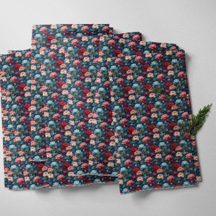 Tissu Élégant Moody Moderne Lotus Motif