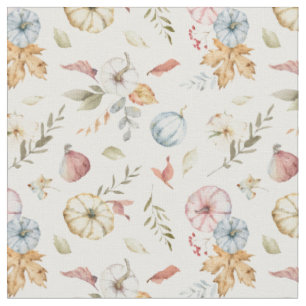 Tissu Elégant Motif d'aquarelle d'automne