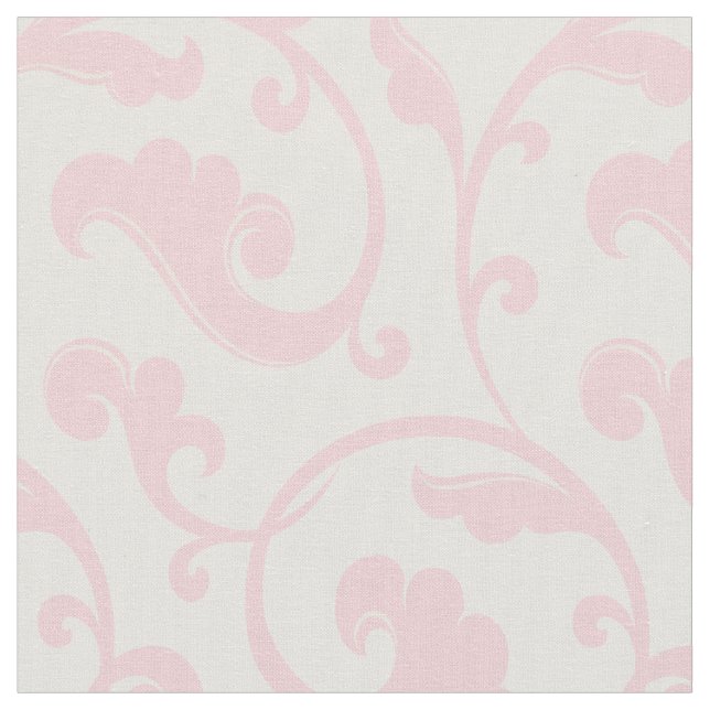 Tissu Élégant motif floral rose pacolique (Fermer)