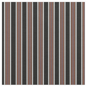 Tissu Élégant rétro noir et bordeaux motif strié
