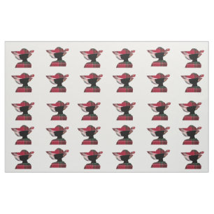 Tissu Élégantes femmes Silhouette Casquette Madras Pla