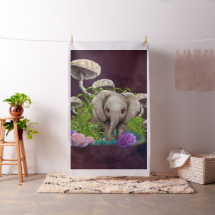 Tissu Eléphant bébé le plus mou