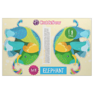 Tissu Eléphant couture et couture - Projet do-it-yoursel