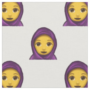 tissu émoji hijab