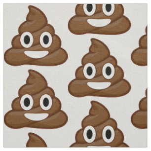 tissu emoji poop drôle