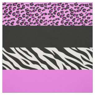 Tissu Empreinte de léopard, Zebra Print, Poster de anima