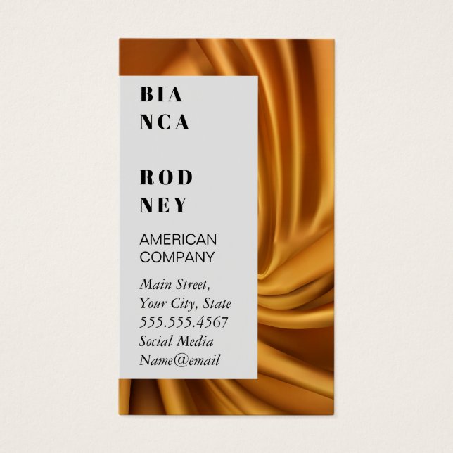 Tissu en soie dorée collé vers le haut (Devant)