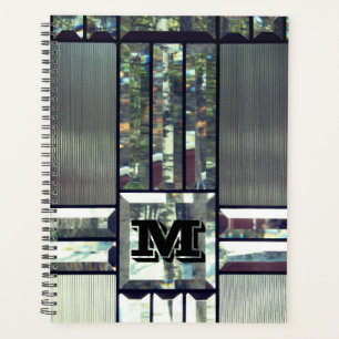 Tissu en verre look argent moderne noir