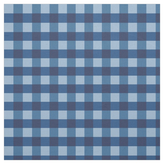 Tissu En vichy bleu (Échantillon)