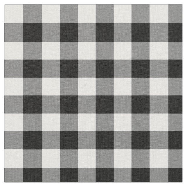 Tissu En vichy noir (Fermer)