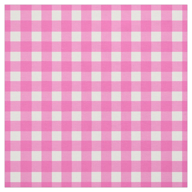 Tissu En vichy rose (Échantillon)