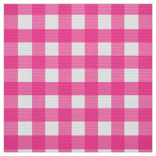 Tissu En vichy rose