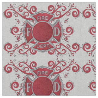Tissu épanoui de corps de sapeurs-pompiers