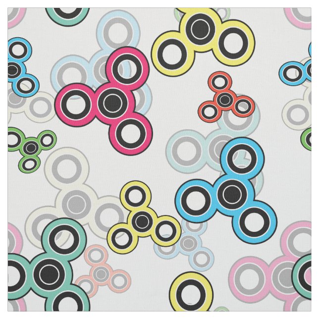 Tissu Épingles multicolores (Échantillon)