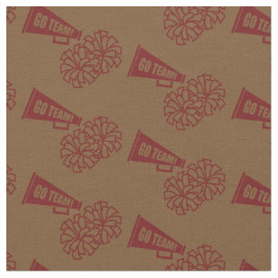 Tissu Équipe de meneuses de claque Couleurs de l'école M