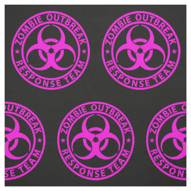Tissu Équipe d'intervention en cas d'éclosion de zombie  (Échantillon)
