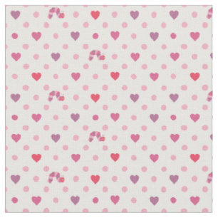 Tissu Eric Carle Valentine Heart Polka Dot Motif