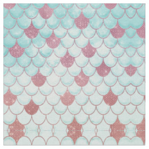 Tissu Escaliers de sirène en Parties scintillant rose Tu