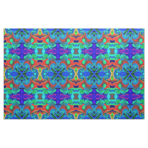 TISSU ET COULEURS BLEU ET ROUGE