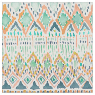 Tissu Été TRIBAL de BALLIN' Boho géométrique