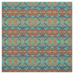 Tissu Ethnic Native American Indian Tribal Motif Art