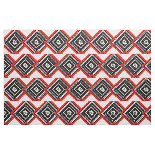 Tissu Étoiles et Carré Chevron Fabric