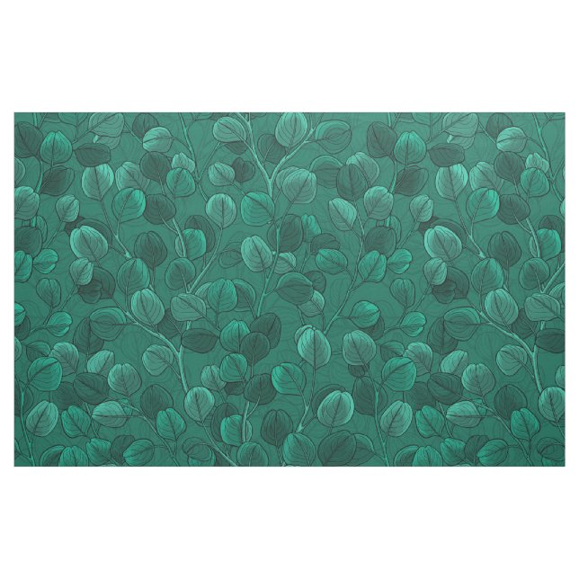 Tissu Eucalyptus vert (Fat Quarter)