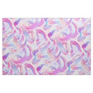 Tissu eurobeat holorave - rose et bleu :